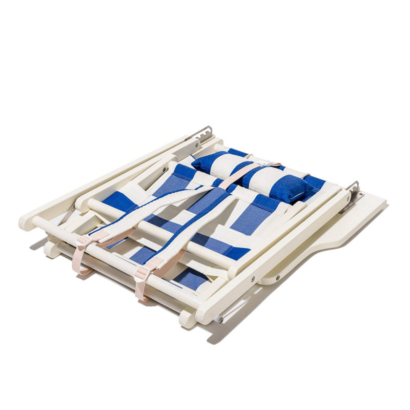 Chaise Tommy, Bleu / blanc