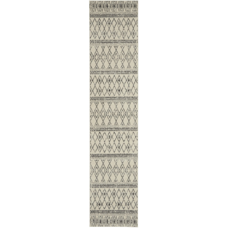 Moroccan Indoor Rug, Runner 2'2" x 10'
