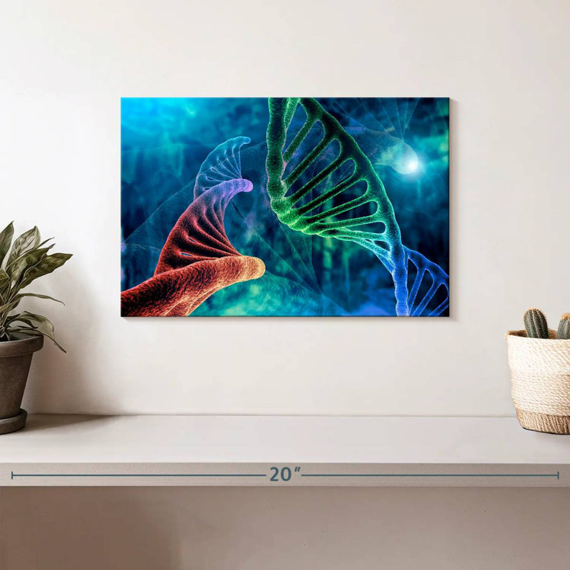 Keiri Two DNA Strands, 8" H x 12" W
