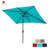 Mossas 120'' x 79'' Rectangular Market Umbrella-69138143