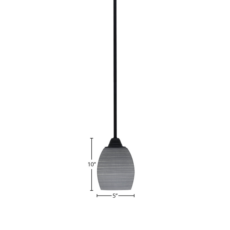 Paramount Stem Hung Pendant, Gray