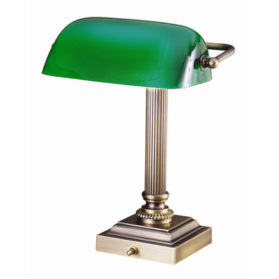 Wetzler Metal Bankers Lamp