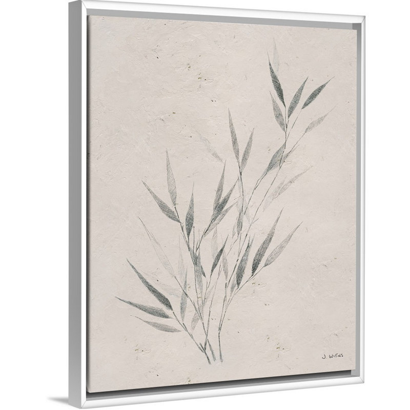 «Soft Summer Sketches III», reproduction sur toile, H 16 po x l 13 po x P 1,75 po, Cadre flottant blanc