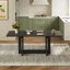 Table de salle à manger extensible de 82 po avec table à tréteaux et dessus amovible 12 po Topmax Rustic-398453512