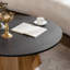 Table basse ronde avec piédestal robuste-40821397
