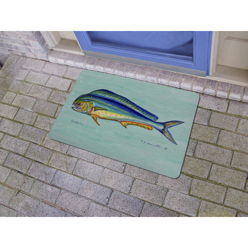 Alaina Non-Slip Indoor / Outdoor Doormat, Rectangle 1'6" x 2'2"