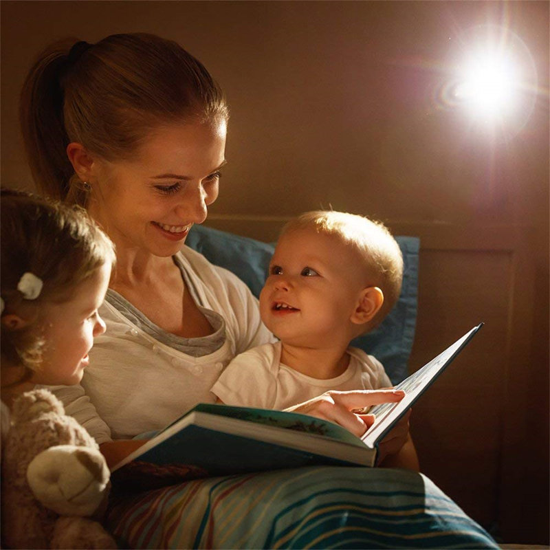 360° Rotating Book Clip Light Portable Reading Light