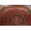 Tapis rouge en laine 9 x 11