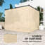 Outsunny 3 x 3(m) Pergola w/Retractable Roof Canopy Curtains-649650664