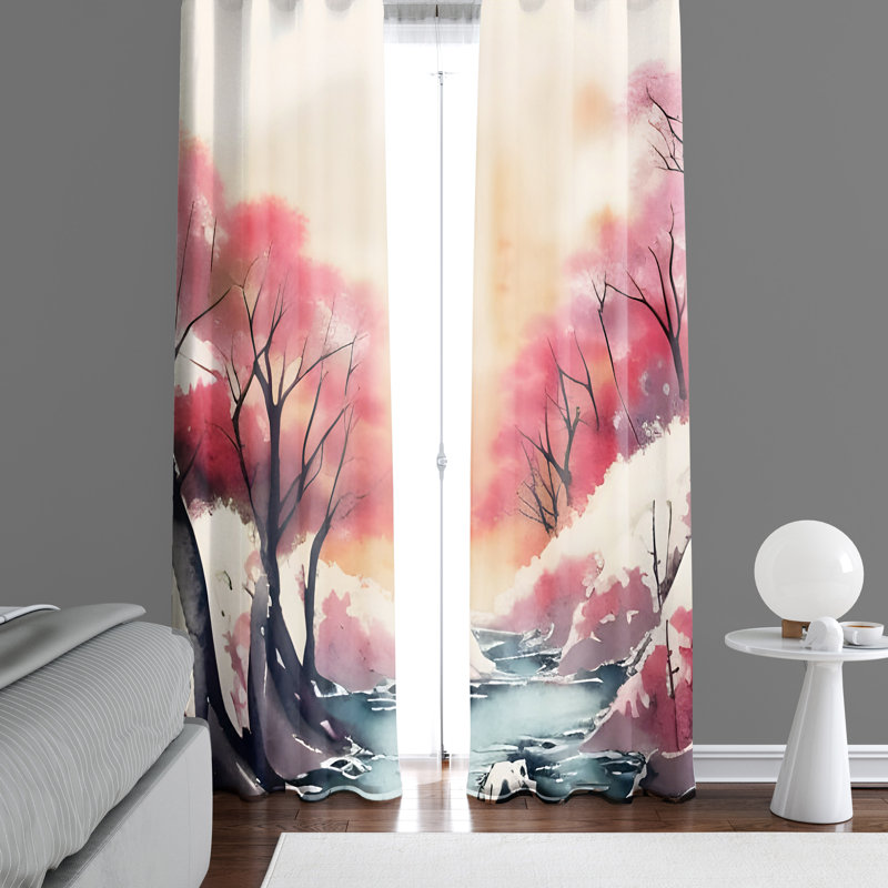 Beverli Semi Sheer Curtain Pair, 20" W x 52" L