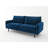 70" Velvet Round Arm Sofa-607401290