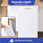 Foldablea and Drop Leaf Kitchen Island with Trash Can Storage (Trash bin not included)