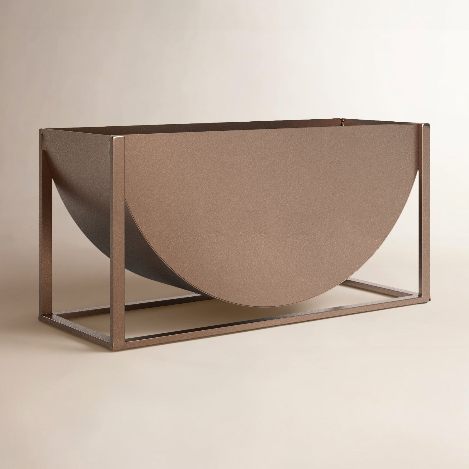 Romee 12" Planter Box, Bronze