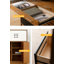 Garde-manger en peuplier massif avec tablettes de rangement rabattables