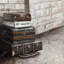 Vieille valise itinérante, reproduction sur toile-101291704-27975207