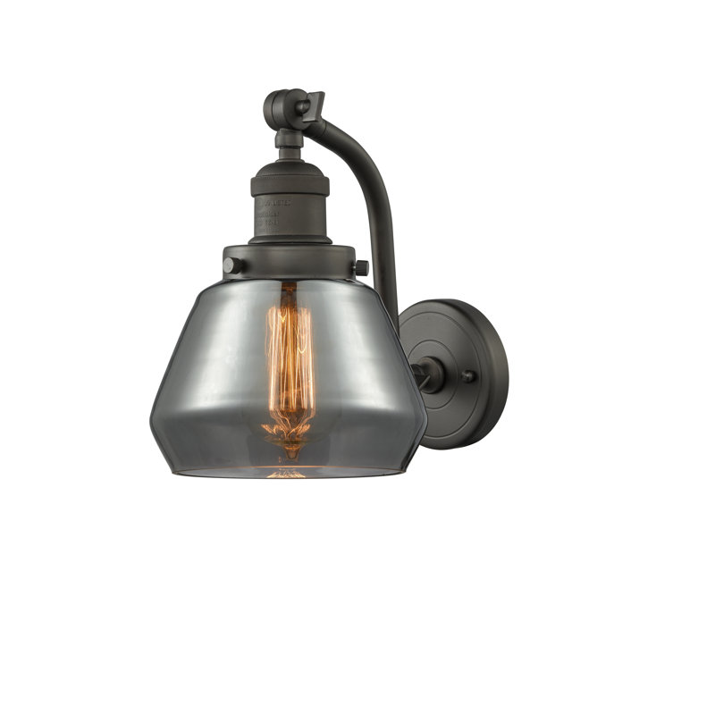 Chill Armed Sconce, Oil Rubbed Bronze, Smoked