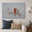 Illustration d'oiseaux cardinaux d'hiver, images de chambre à coucher, impression sur toile encadrée-132863758-132863757