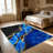 1PC Navy Blue Black Gold Foil Fluid Abstract Marble area rugs for Living Room, Soft and Comfortable, Suitable for all seasons, easy-to-maintain, machine washable Indoor floor mat, Under Table Farmhouse suitable for dining room, bedroom-1759874482