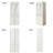 Werther Armoire Wardrobe Closet & Wardrobe Cabinet with 6 Drawers and 2 Mirrors & With Hanging Rod & Sensor Lights,White