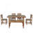 High-Quality Acacia Wood Outdoor Table And Chair Set