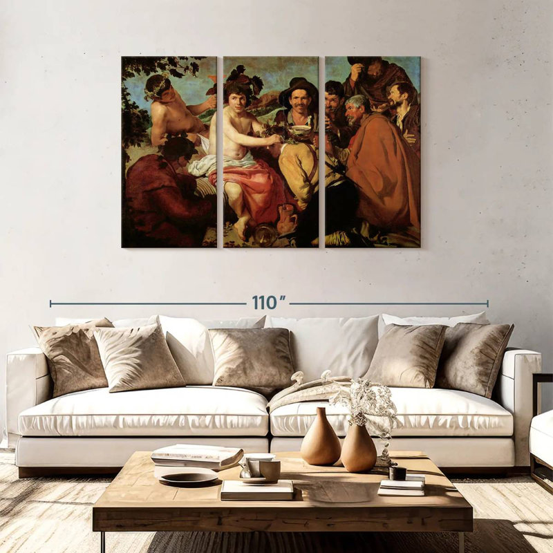 Leisha The Triumph Of Bacchus, 48" H x 74" W
