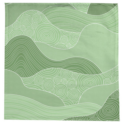 Nappe ondulations à la main Leffel