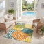 Tapis intérieur / extérieur floral Armone-628384680