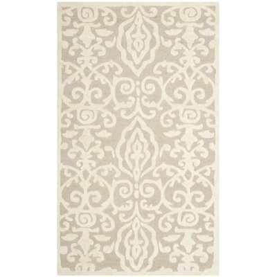 Tapis géométrique en laine touffeté à la main Chesterfield Martha Stewart