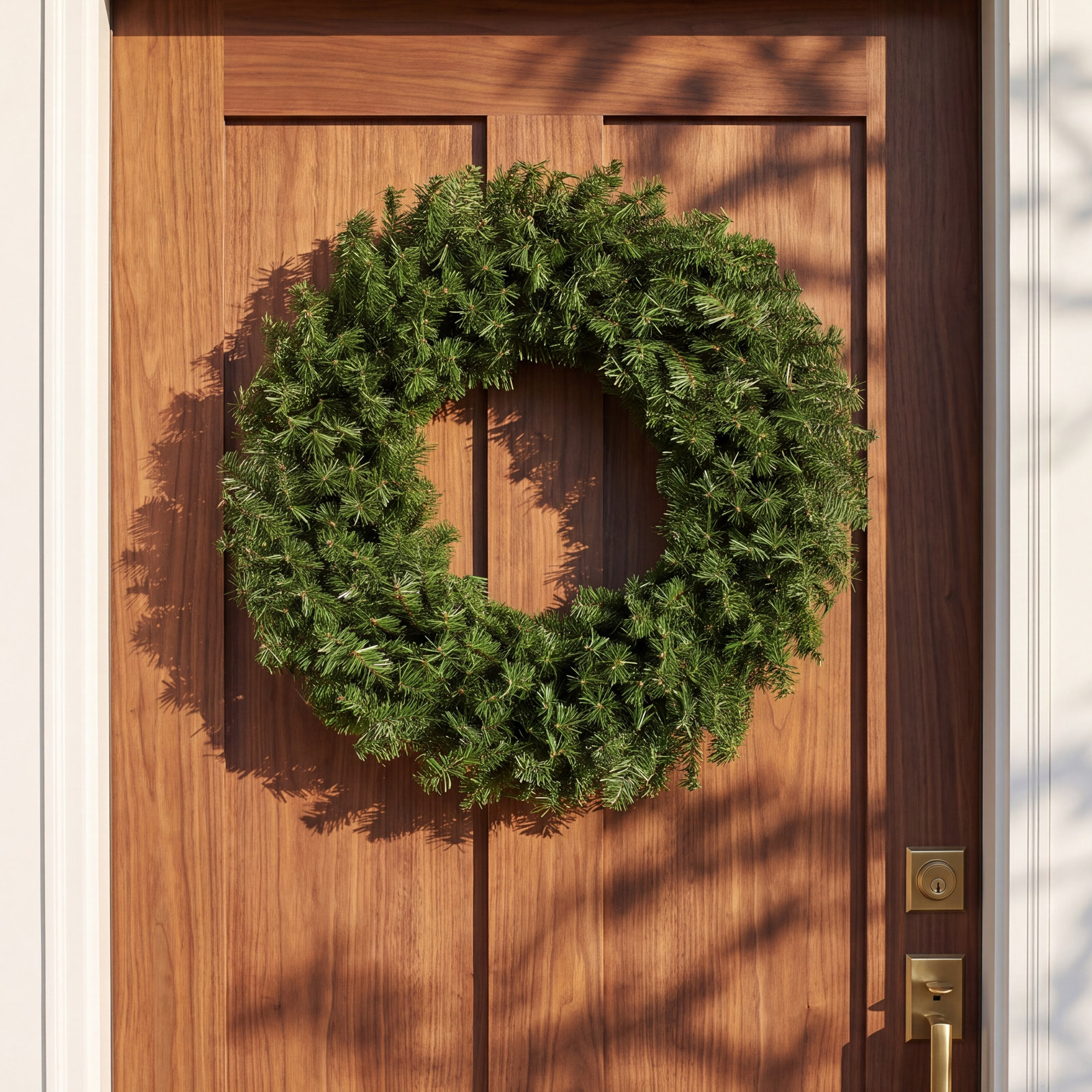 Canadian Canadian Pine Artificial Christmas Wreath, 30" W x 30" H x 6" D, Green
