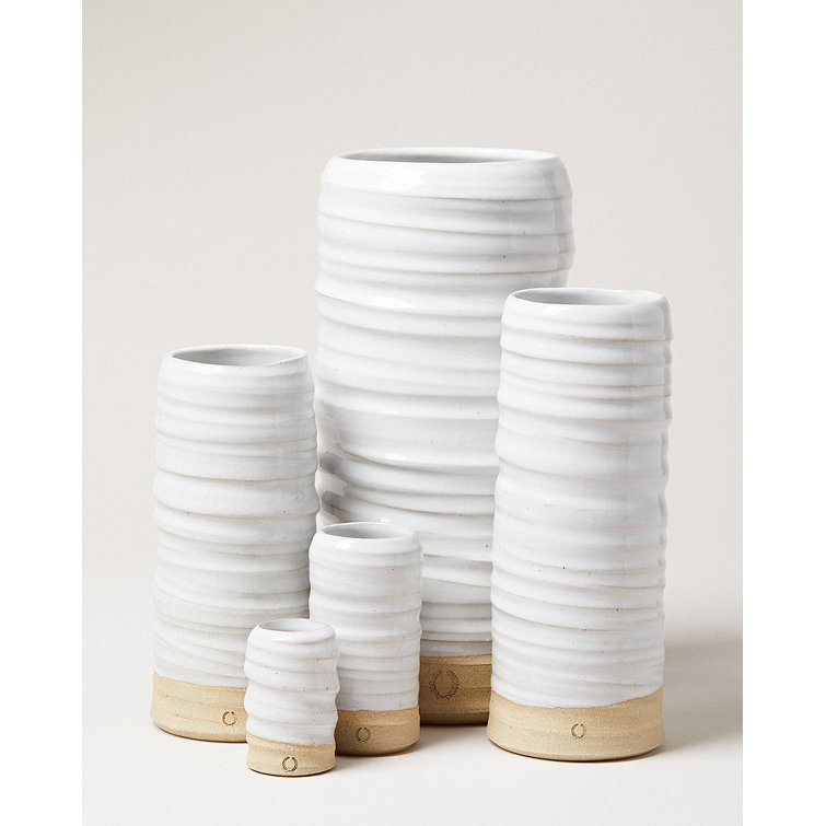 Trunk Stoneware Table Vase