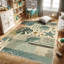 Tapis décoratif à longues fibres en polyester à haute densité Ambesonne-97177901