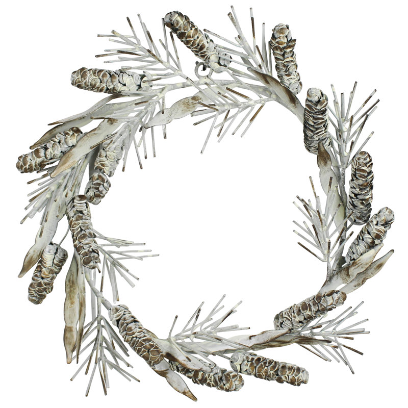 Couronne de pomme de pin, métal