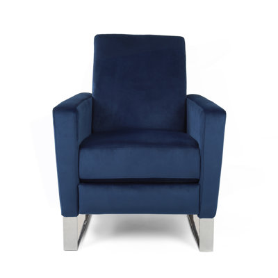 Arvin Push Back High Metal Leg Recliner