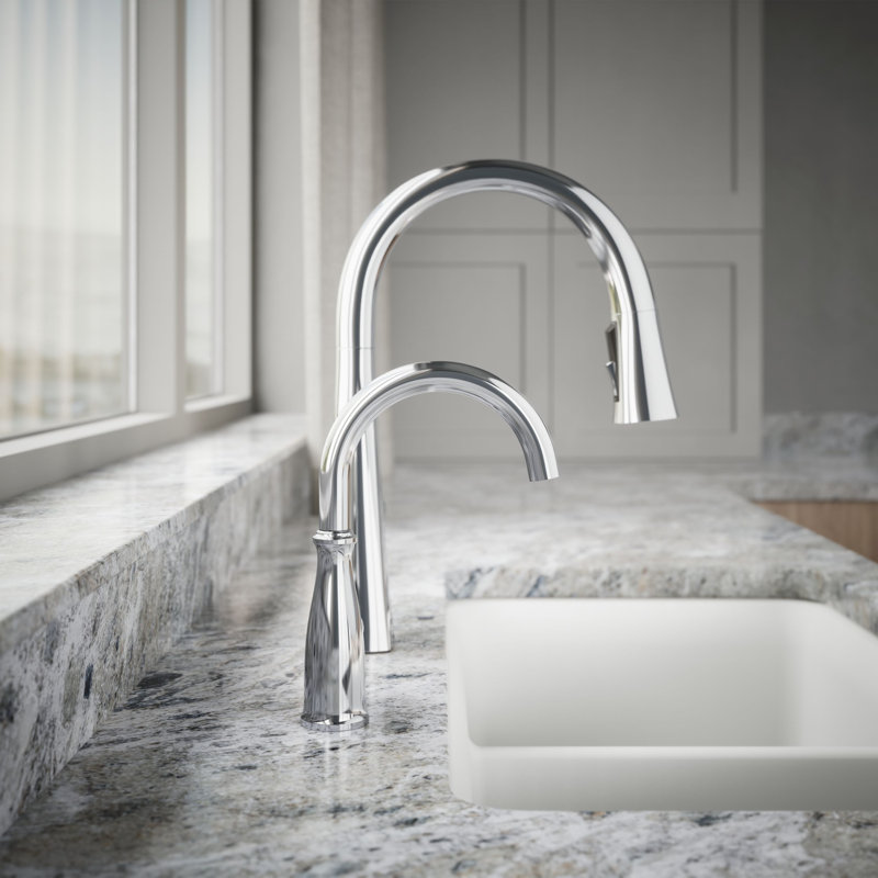 Robinet de boisson traditionnel, Chrome poli