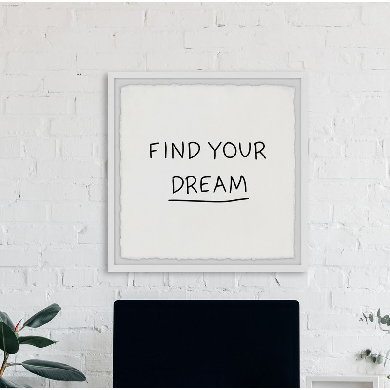 Find Your Dream IV - Single Picture Frame Print, 45cm H x 45cm W x 3.81cm D