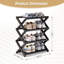8 Pair Shoe Rack