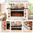 Farmhouse Tv Stand With Electric Fireplace-1598831620