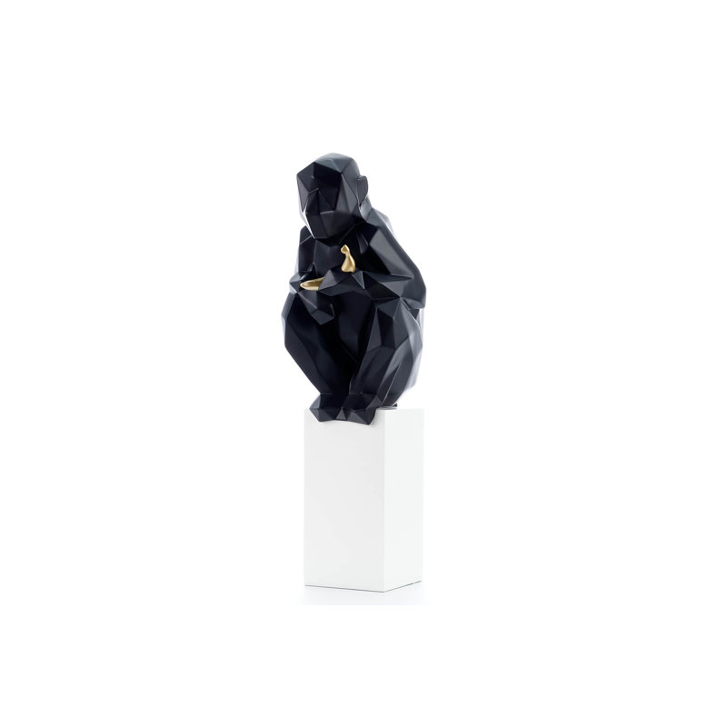 Sculpture Travel in the Jungle, Black