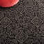 Tapis oriental gris foncé en laine / coton touffeté à la main Dip Dye-2101698954