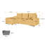 Shray 3 Seater Corner Sofa -1566852700