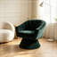 Chaise d'appoint pivotante avec base robuste-868250052