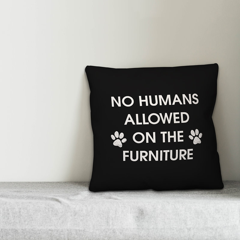 Coussin décoratif No Humans Permit