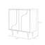 Armoire d'appoint moderne en bois massif noir-1004298311-1004298309