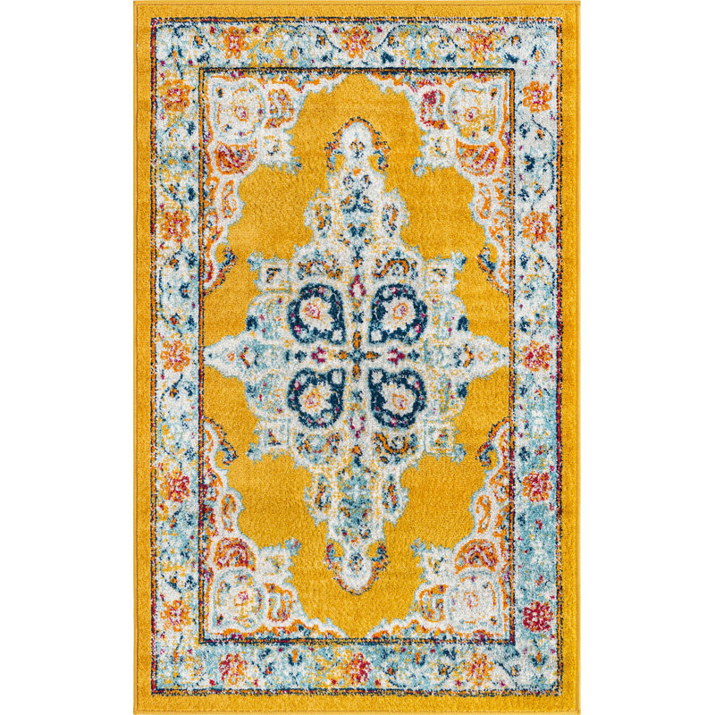Mirveta Oriental Indoor Rug, Rectangle 3'3" x 5'3"