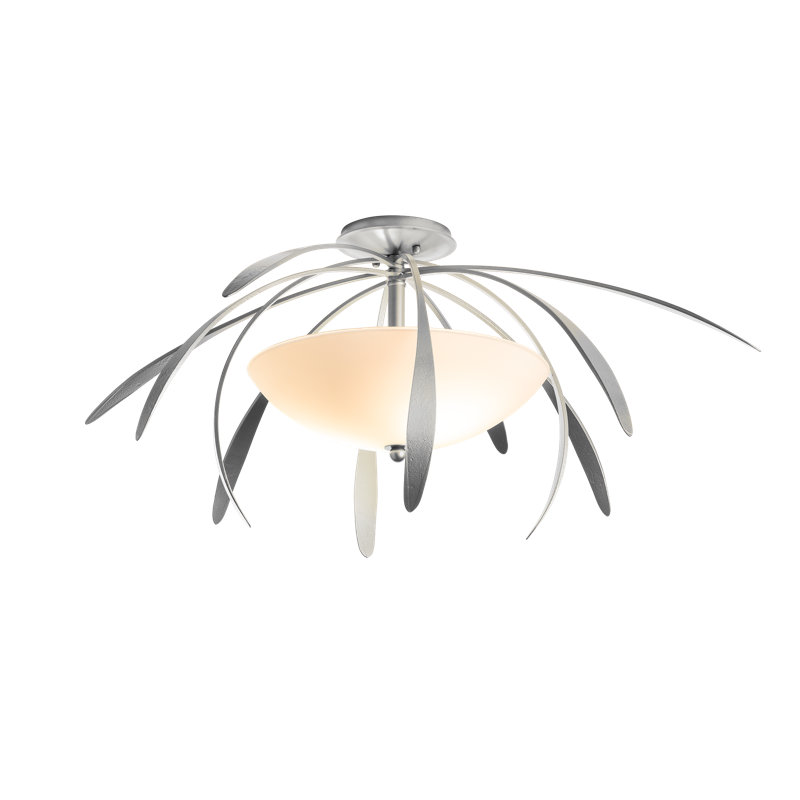 Dahlia 2 - Light Semi Flush Mount, Vintage Platinum