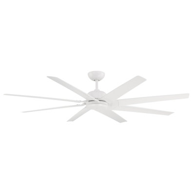 Roboto XL Indoor/Outdoor 8-Blade Smart Ceiling Fan 70" and Remote Control Included, Works With Alexa and iOS / Android App