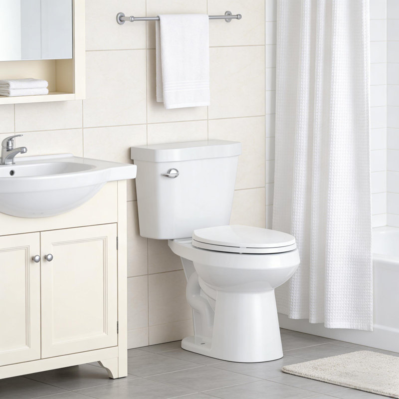 Two-Piece Toilets with Soft-Close Seat for Bathrooms