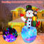 Bonhomme de neige de Noël gonflable