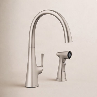 Graze Swing Spout Faucet with Sidespray