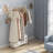 Manouch Metal Adjustable Rolling Clothing Rack